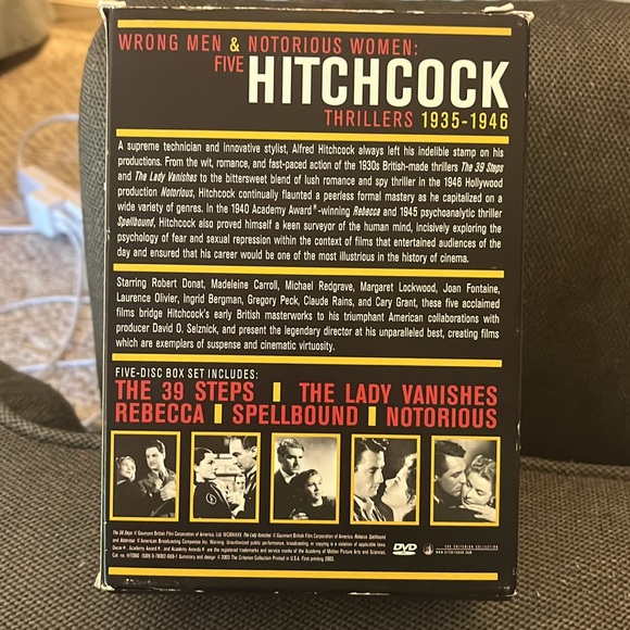 Alfred Hitchcock Wrong Men & Notorious Women: Five Hitchcock Thrillers 1935-1946 - Picture 3 of 9
